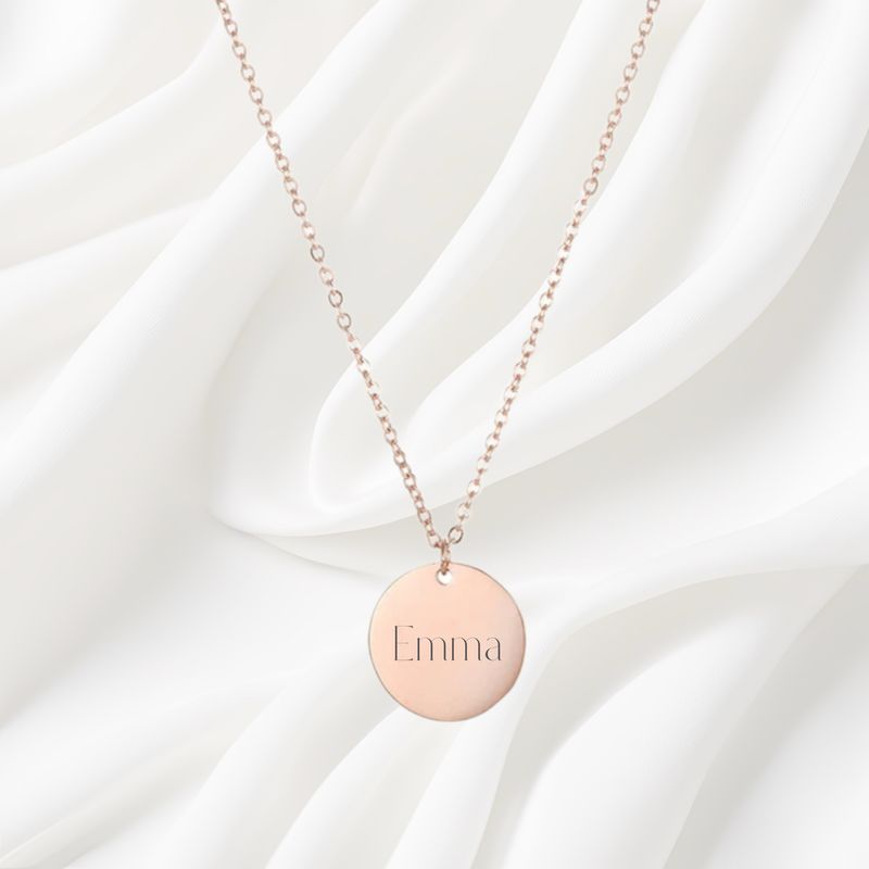 Personalised Disc Necklace