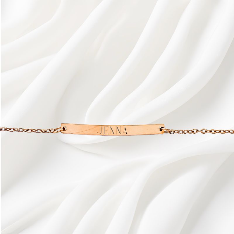Personalised Bar Bracelet