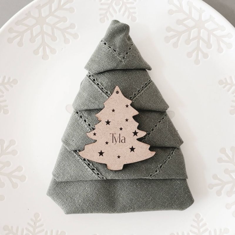 Napkin Name Tag “Tree”