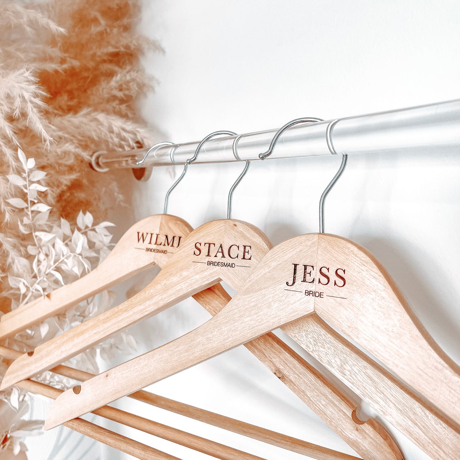 Laser Engraved Wooden Hanger