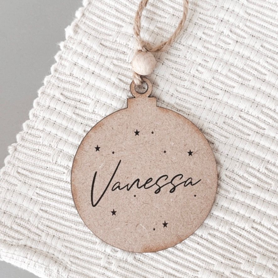 Wooden Christmas Bauble