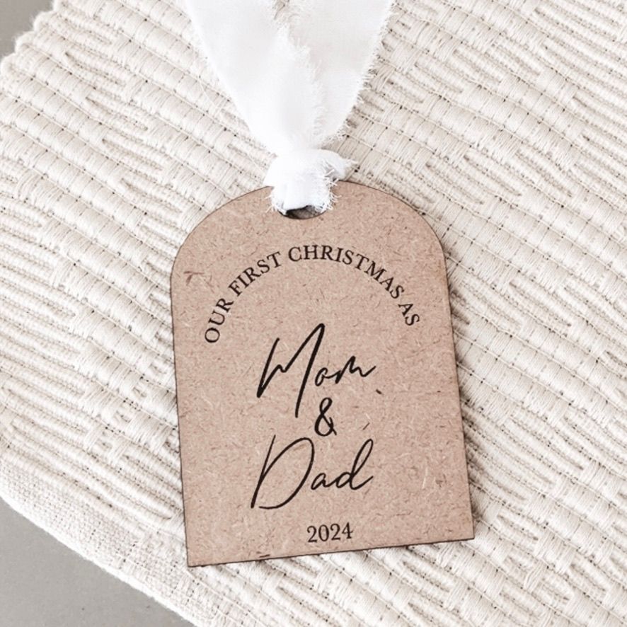First Christmas as Mom &amp; Dad 2025 Ornament