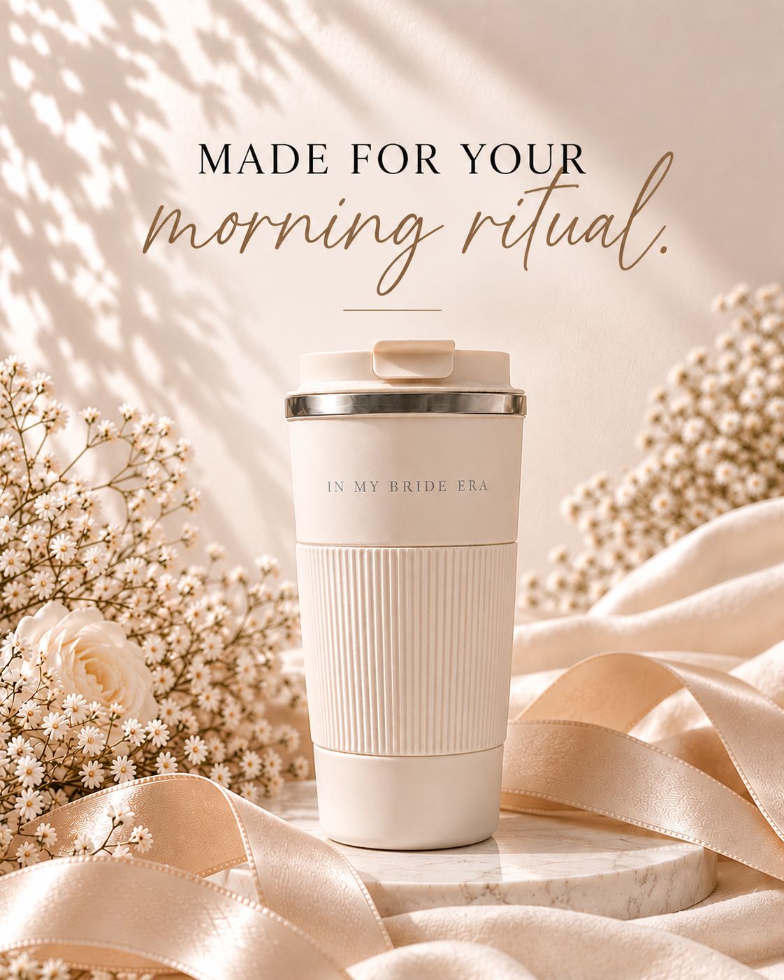 Laser Engraved Coffee Flask