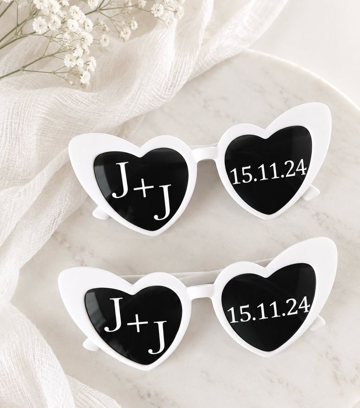 Personalised Heart Sunglasses