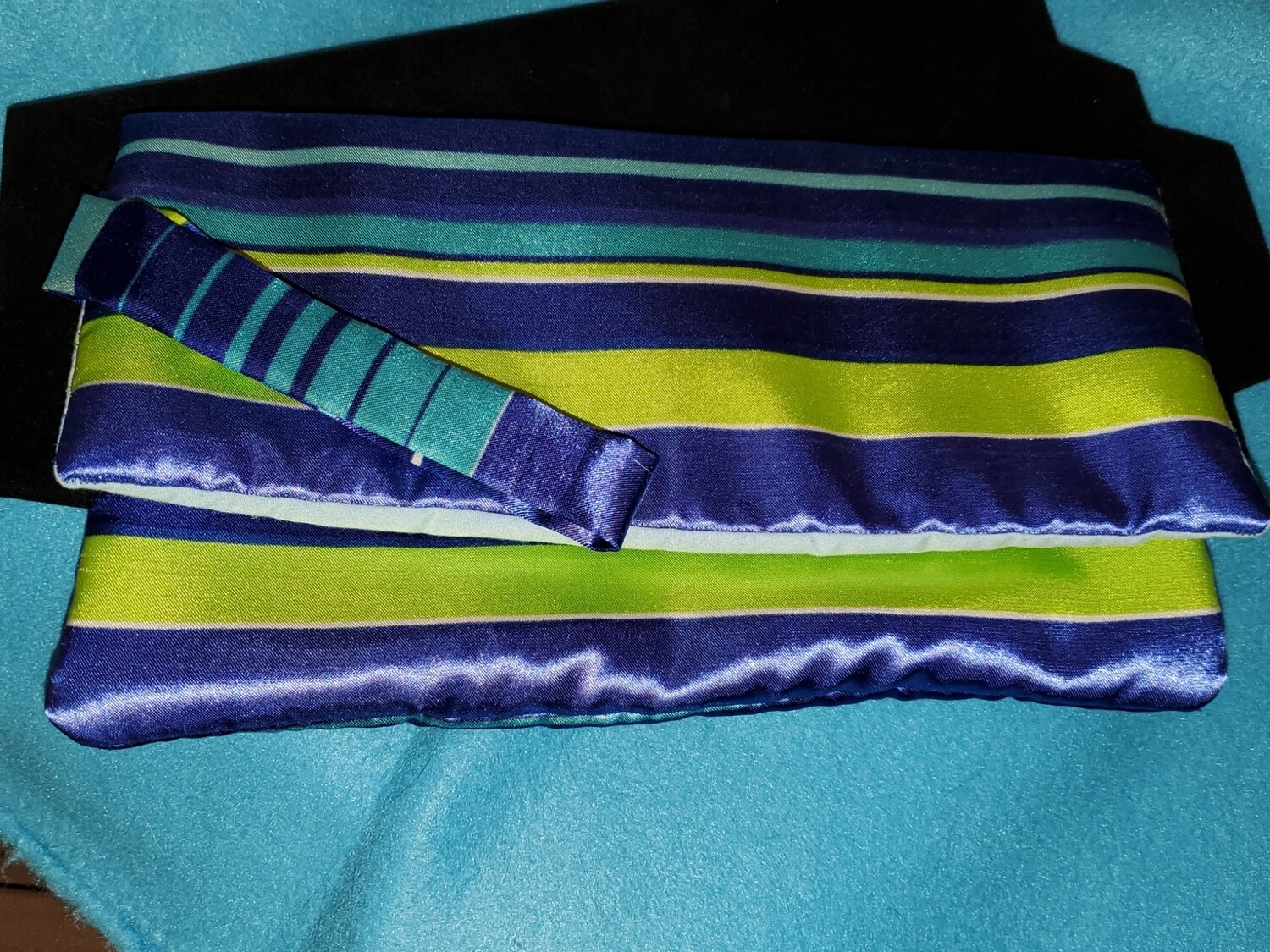 Caribbean stripped clutch by AUIE