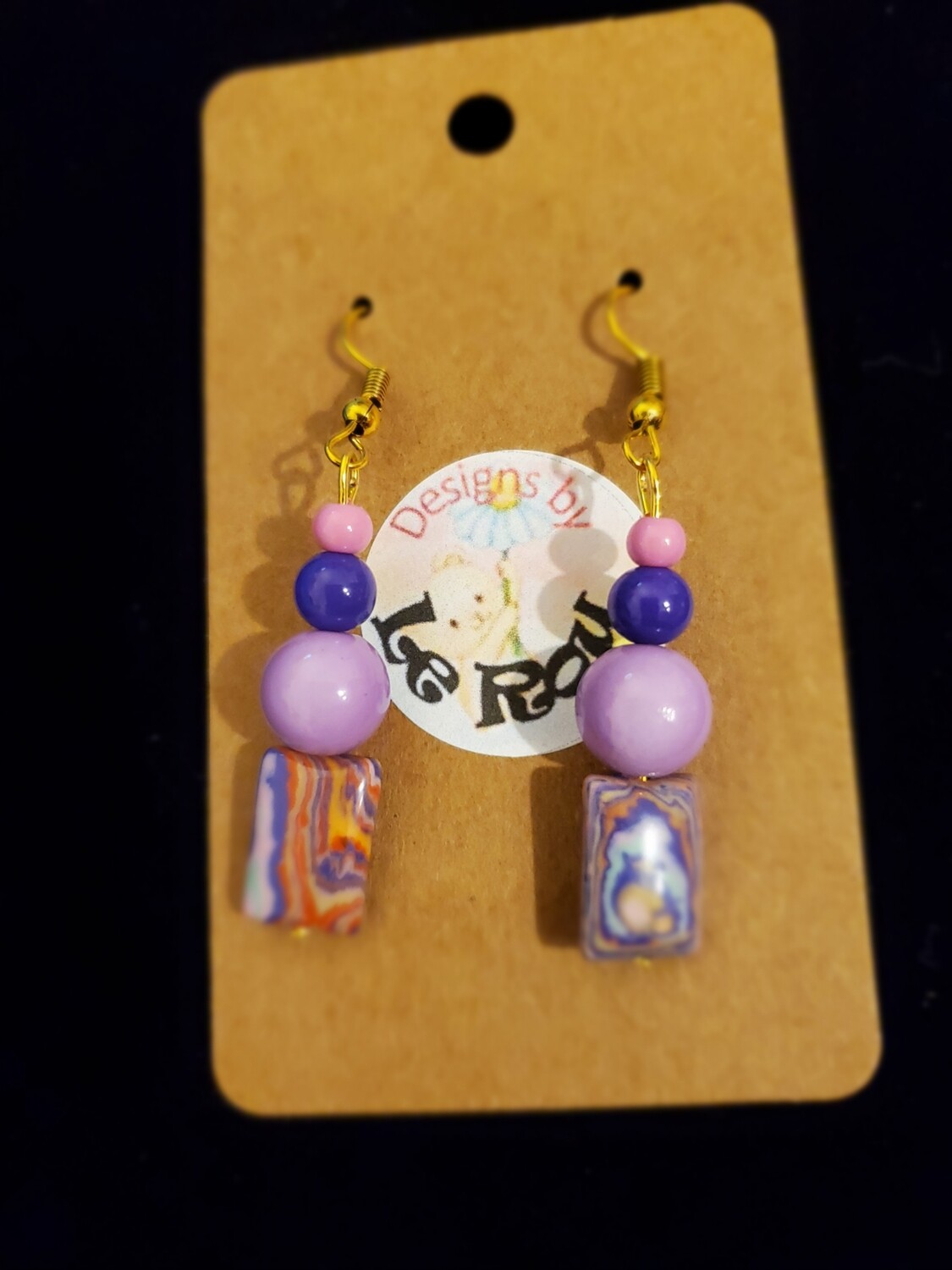 Painted Rainbow Earrings