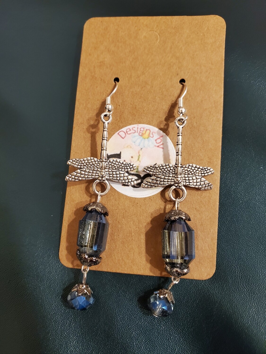 Dragonflies in Lapis Blue