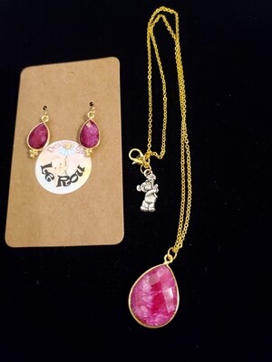  Gemstone Earrings/ Collection