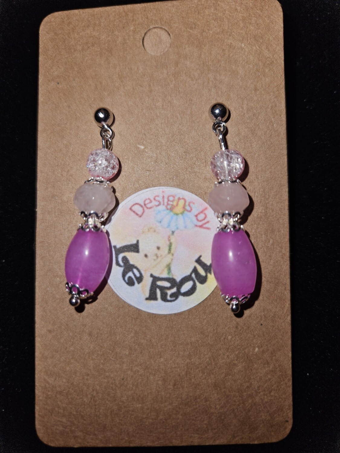 Passionate Pink Earrings