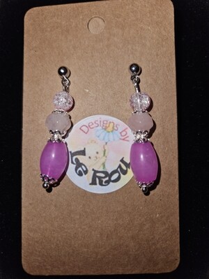 Passionate Pink Earrings