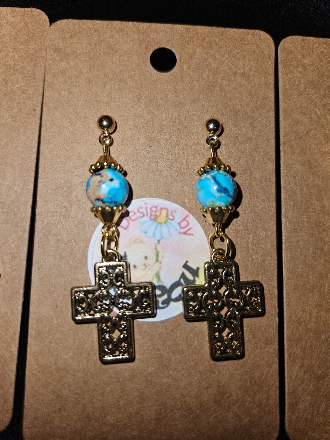 Prayer Cross Earrings