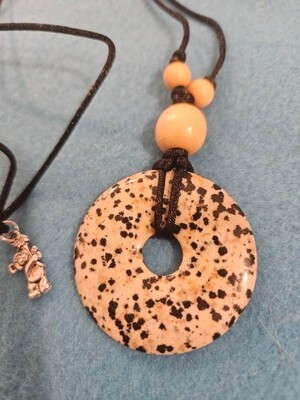 Dalmatian Boho Chic Necklace