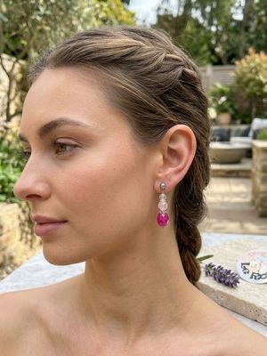 Passionate Pink Earrings