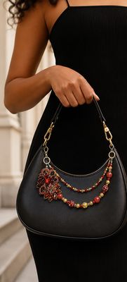 Ruby Royale Purse Charm