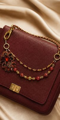 Ruby Royale Purse Charm