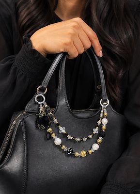 Midnight Glamour Purse Charm
