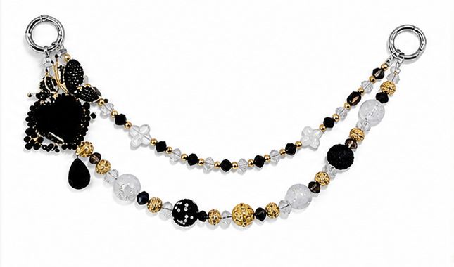 Midnight Glamour Purse Charm