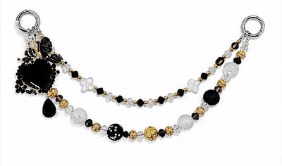 Midnight Glamour Purse Charm