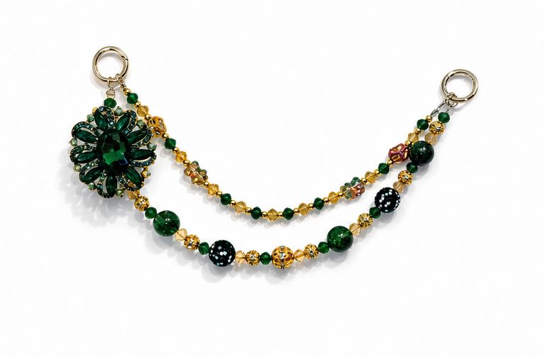 Emerald Majesty Purse Charm
