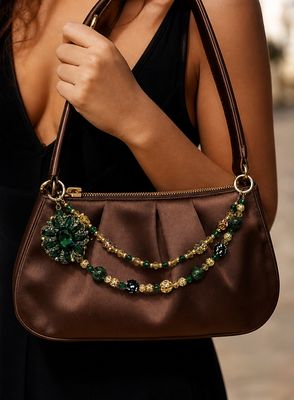 Emerald Majesty Purse Charm