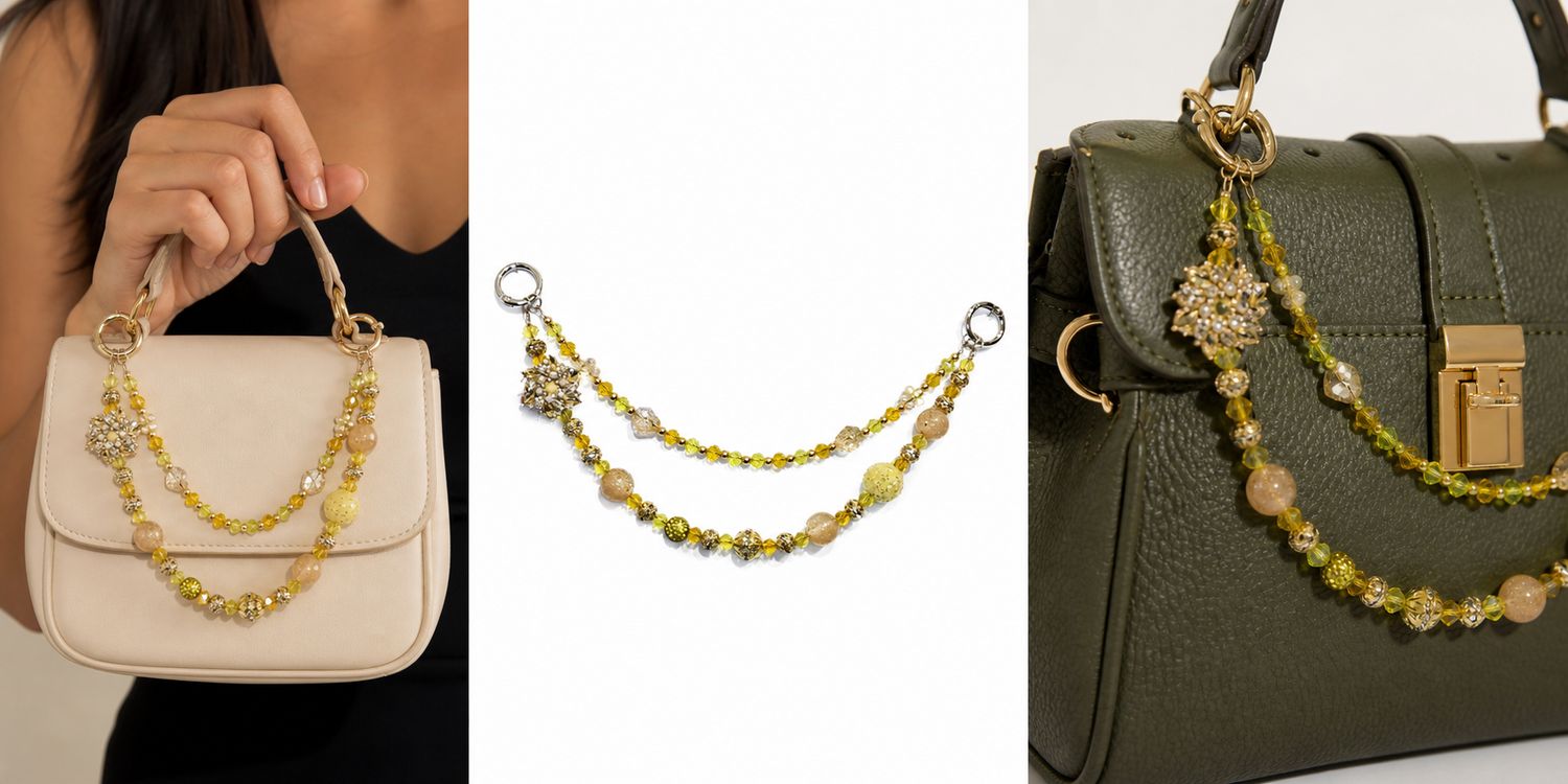 Golden Sunshine Purse Charm