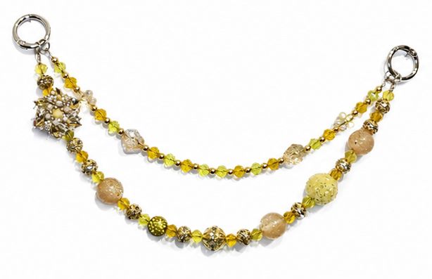 Golden Sunshine Purse Charm