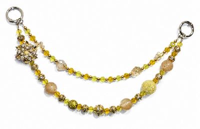Golden Sunshine Purse Charm