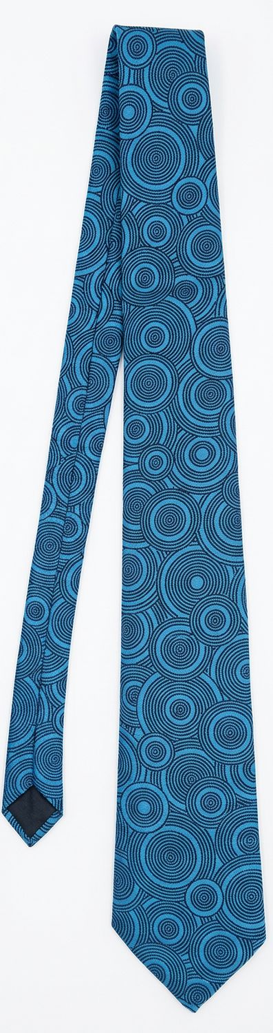 ​AUIE Blue Vortex Handmade Necktie