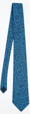 AUIE Blue Vortex Handmade Necktie