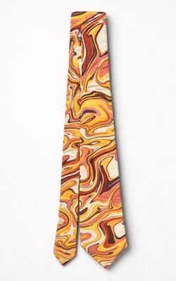 ​AUIE Sunset Swirl Handmade Necktie