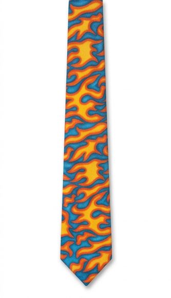 AUIE Blue Flame Handmade Necktie