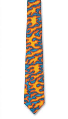 AUIE Blue Flame Handmade Necktie