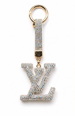 Aurora Monogram Rhinestone Keychain &amp; Purse Charm