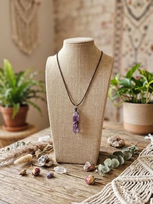 Forge and Stone Amethyst Necklace