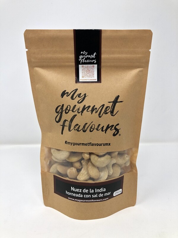 Nuez de la India Horneada y un toque de Sal de Mar. Cont. 150g.