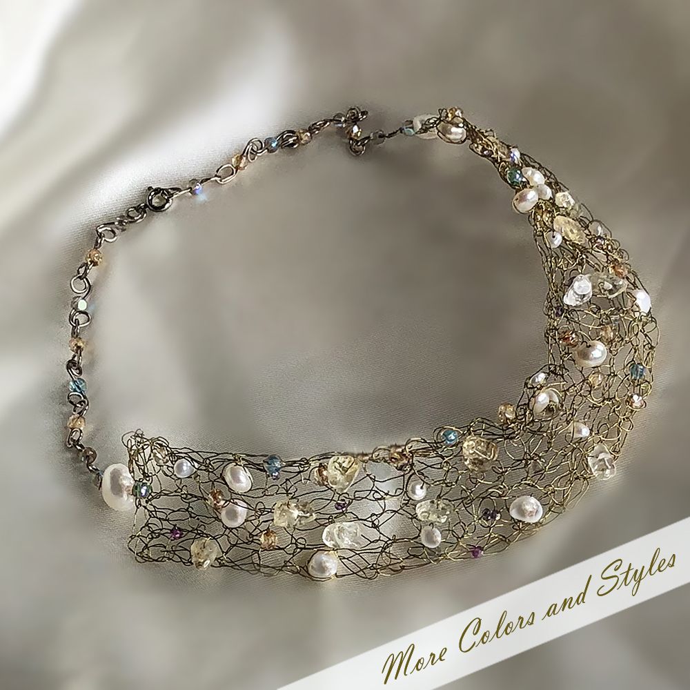 Pearl &amp; Semiprecious Stone Necklaces from $38 to $78