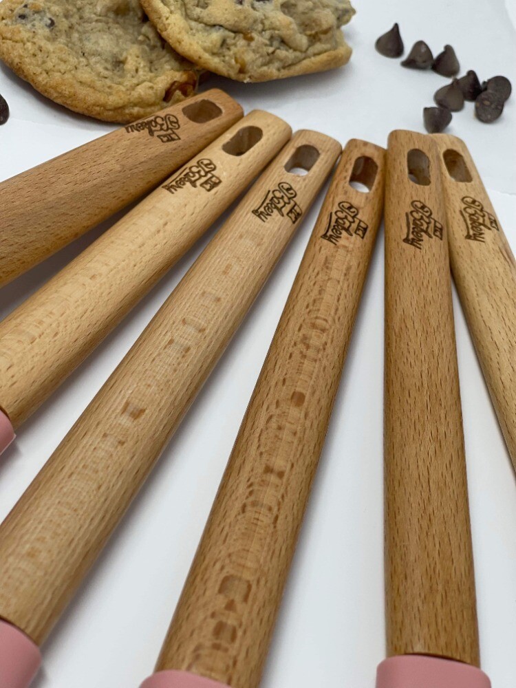 6 PC ROSE UTENSIL SET