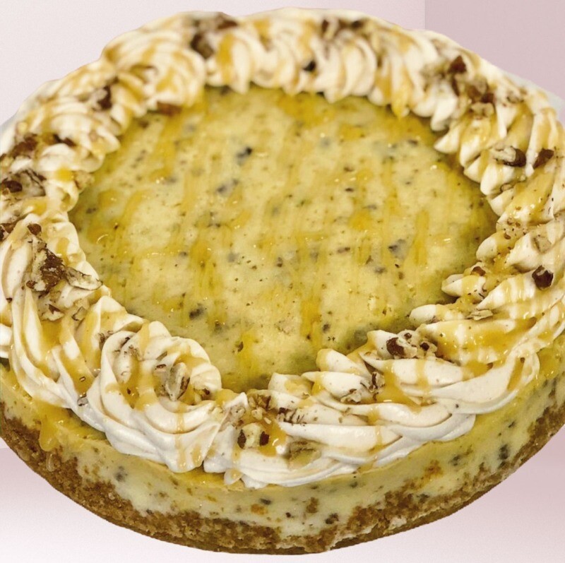 BUTTER PECAN CHEESECAKE