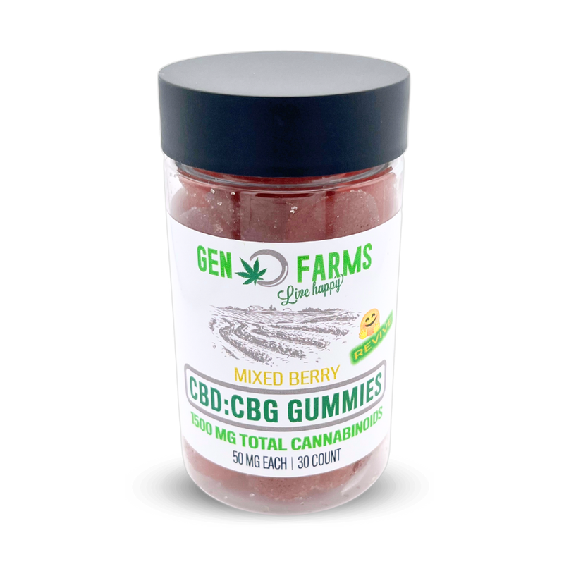 Mixed Berry CBD:CBG (1:1) Gummies