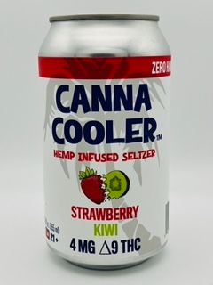 Canna Cooler: Strawberry Kiwi Seltzer