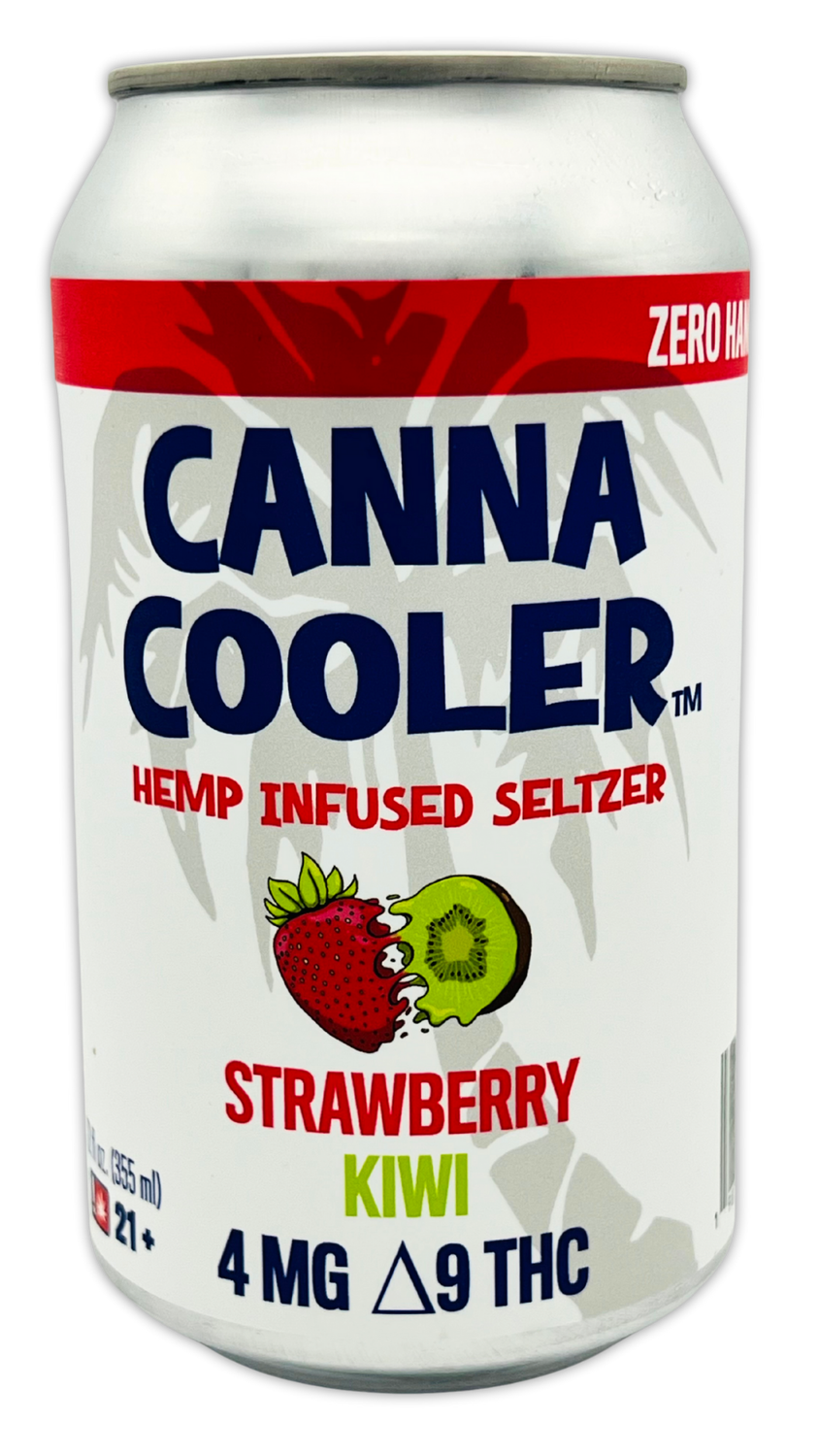 Canna Cooler: Strawberry Kiwi Seltzer