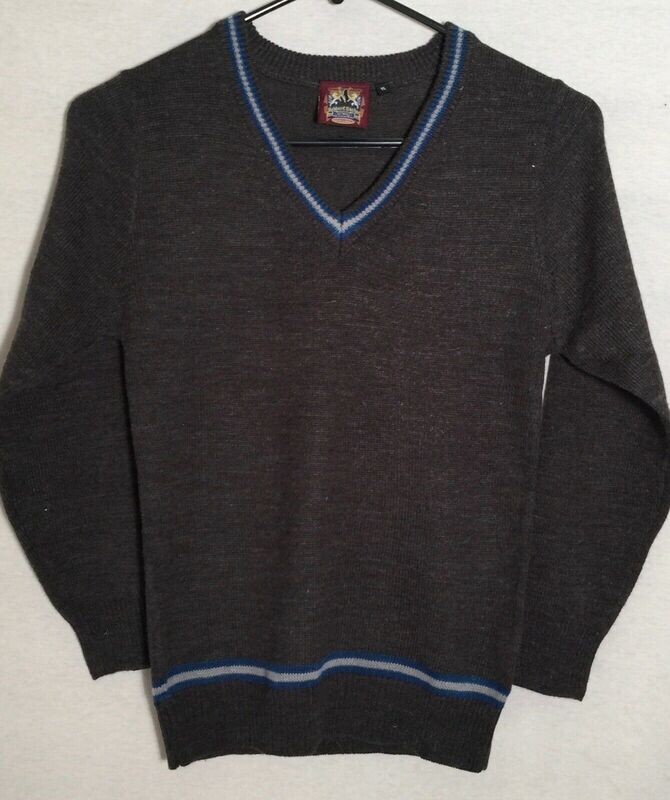 HARRY POTTER SWEATER BLUE SILVER RAVENCLAW PULLOVER SWEATER Great Gift Idea