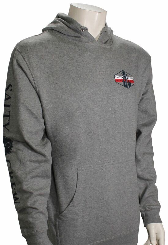 High Tail Fleece Pullover Hoody - Gunmetal Heather - New