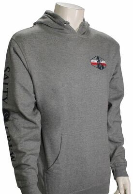 High Tail Fleece Pullover Hoody - Gunmetal Heather - New