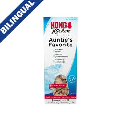 Kong Kitchen Crunchy Biscuit Auntie's Favorite 8 Oz
