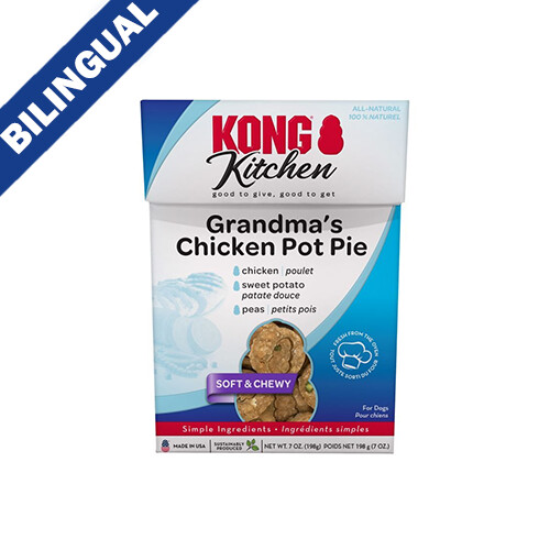 Kong Kitchen Soft & Chewy Grandma's Pot Pie 7 Oz