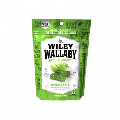Wiley Wallaby Green Apple Licorice 200G