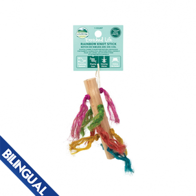 Oxbow Enriched Life Rainbow Knot Stick