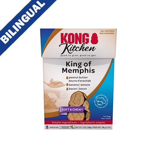 Kong Kitchen Soft & Chewy King Of Memphis  7 Oz