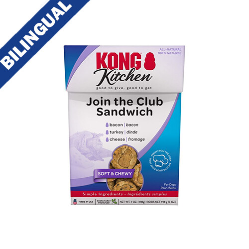 Kong Kitchen Soft & Chewy Join The Club Sandwich 7 Oz